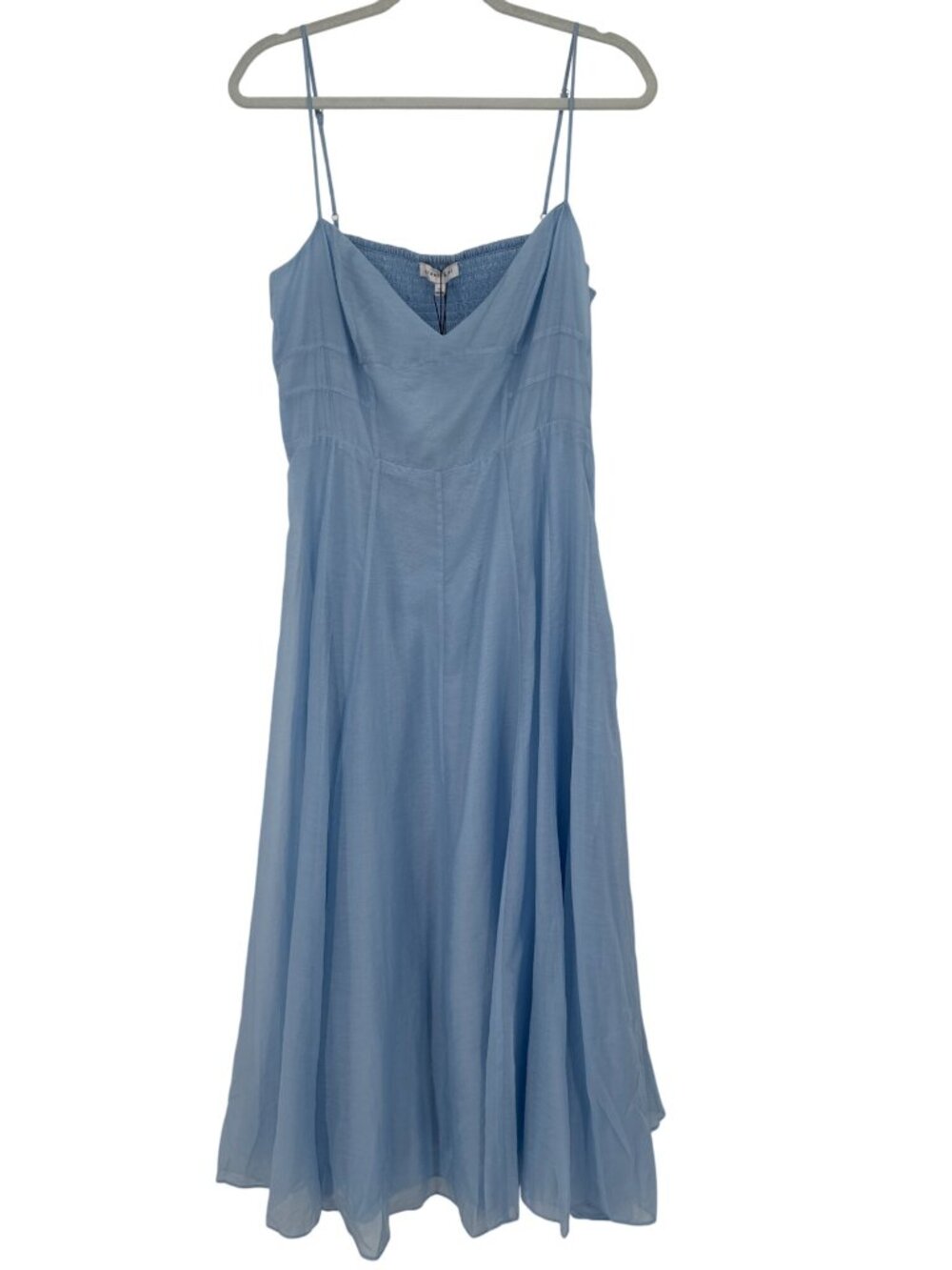 Gianni Bini caelynn Bell Womens Light Blue Deirdre Dress Size 12 midi New $189 - Picture 2 of 8